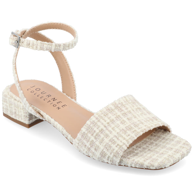 Journee Collection Adleey Sandals Beige US 9 2