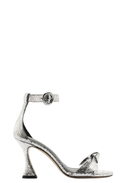 Alexandre Birman Clarita Buckle 85 Sandals Silver EU 37 2