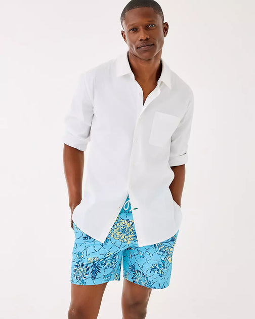 Lilly Pulitzer Men's Stuff Del Lago Badehose Multi Small 2