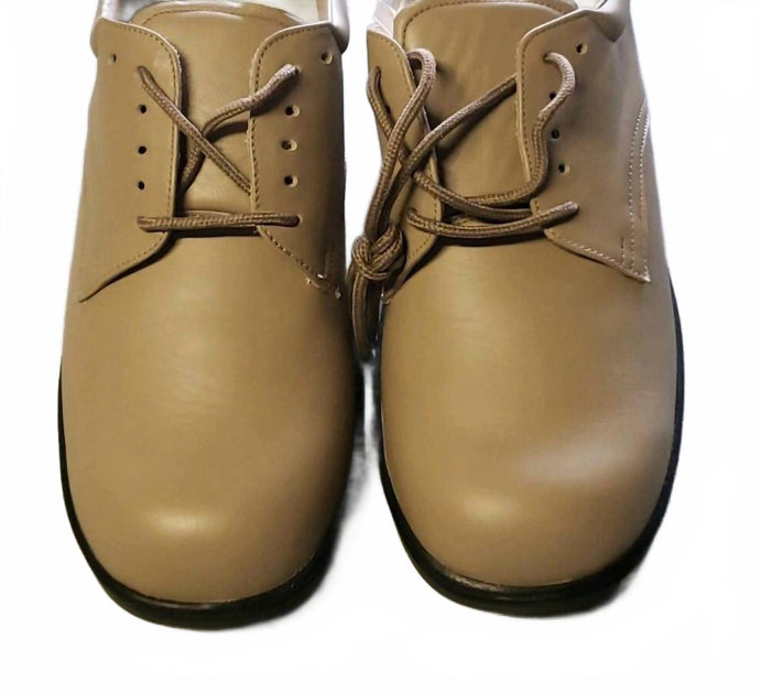 Apex Ambulator Oxford Walking Shoes Beige US 10 4