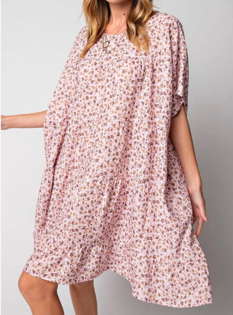 Easel Hazel Dress Pink Large 3