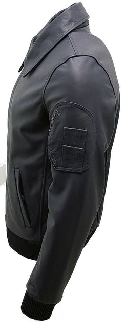 Infinity A2 Airforce Bomber Jacket Black Large 4