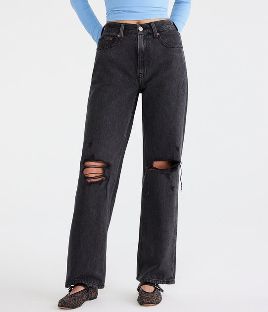 Aeropostale High-Rise Baggy Jean Multi US 00 2