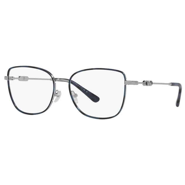 Michael Kors MK3065J Cat-Eye Optical Silver Blue Tortoise 54mm 2