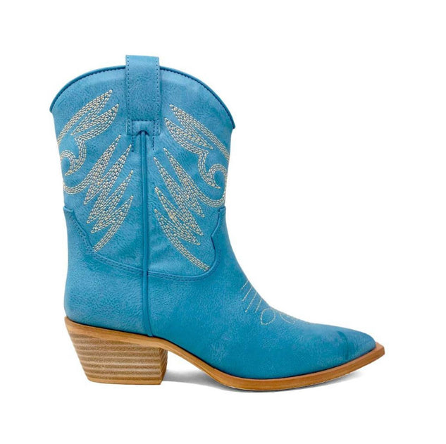 SHU SHOP Zahara Cowboy Boot Blue US 8 2