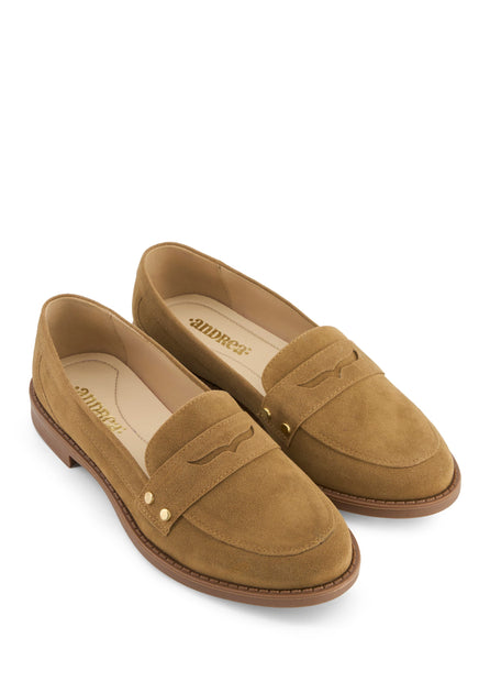 Andrea Women's Loafers Brown US 7 4