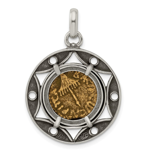 Diamond2Deal Agrippa Coin Pendant Gold 4