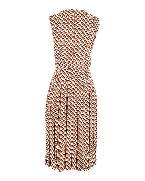 Diane Von Furstenberg Sleeveless Dress Brown XS 4