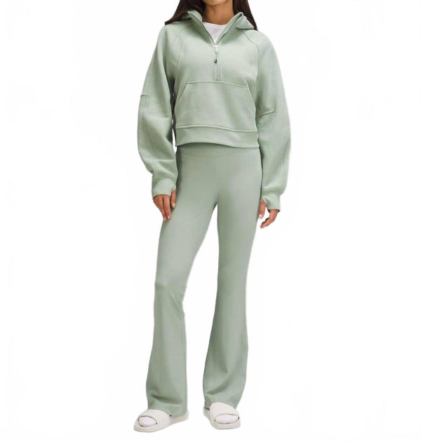 lululemon Scuba Oversized Half Zip Hoodie In Palm Deco | ShopSimon