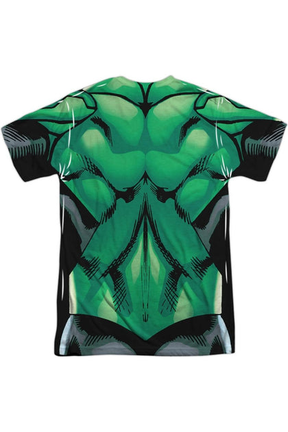 Gildan Green Lantern Uniform Poly Crew Tee Green XLarge 3