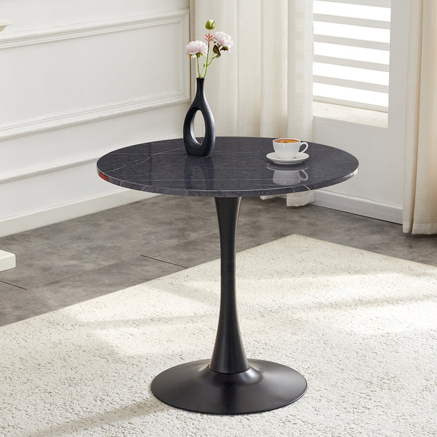 Streamdale Round Dining Table White 2
