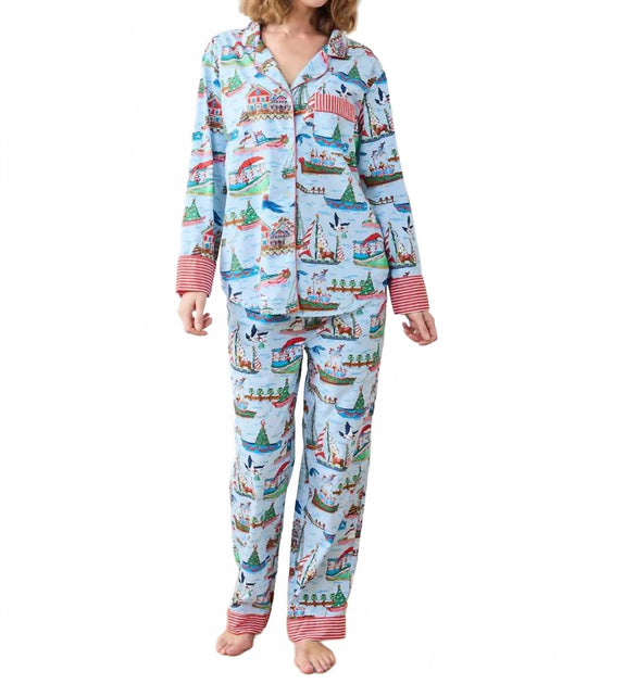 Printfresh Long Pajama Set Multi Medium 2