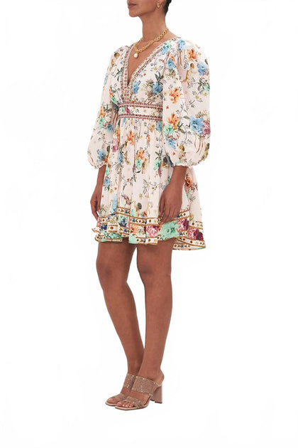 Camilla Blouson Flared Dress Multi X-Small 3