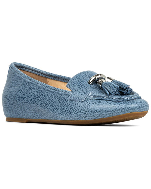 Donald Pliner Loriel Leather Loafer Blue US 8 2