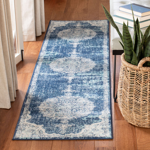 Safavieh Brentwood Area Rug Navy Ivory 4