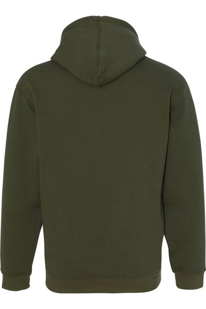 Bayside USA-Made Hooded Sweatshirt Green XXX-Large 3