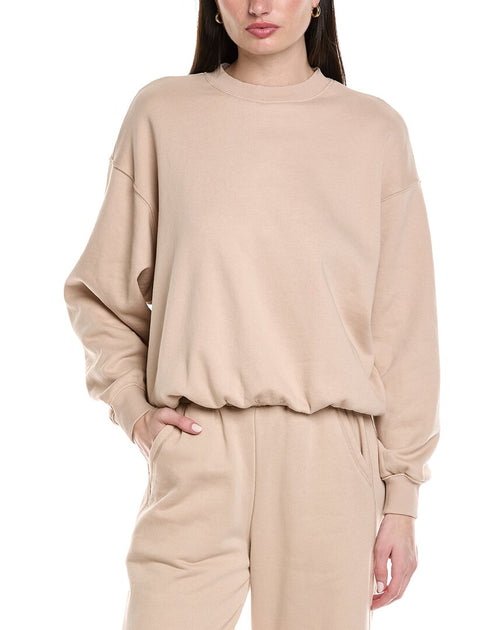 Knit Riot Core Crew Sweatshirt Beige Large 2