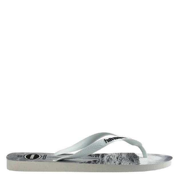 Havaianas Graphic Beach Print Flip Flop Silver US 13 2