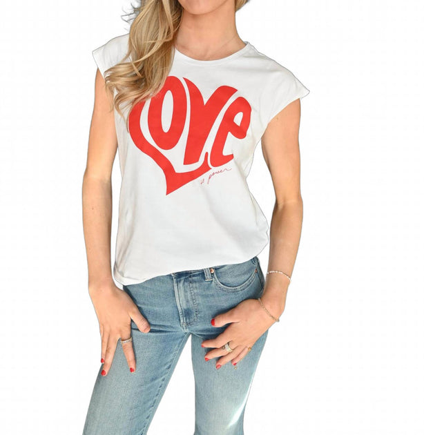ELAN Love Me A Tank Top Weiß Small 2