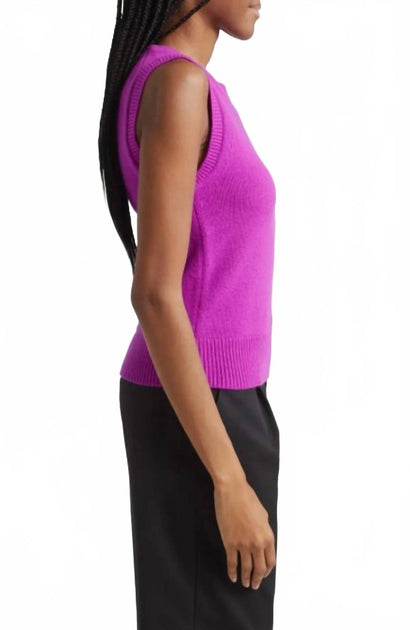 A.L.C. Ian Sweater Vest Pink Large 4