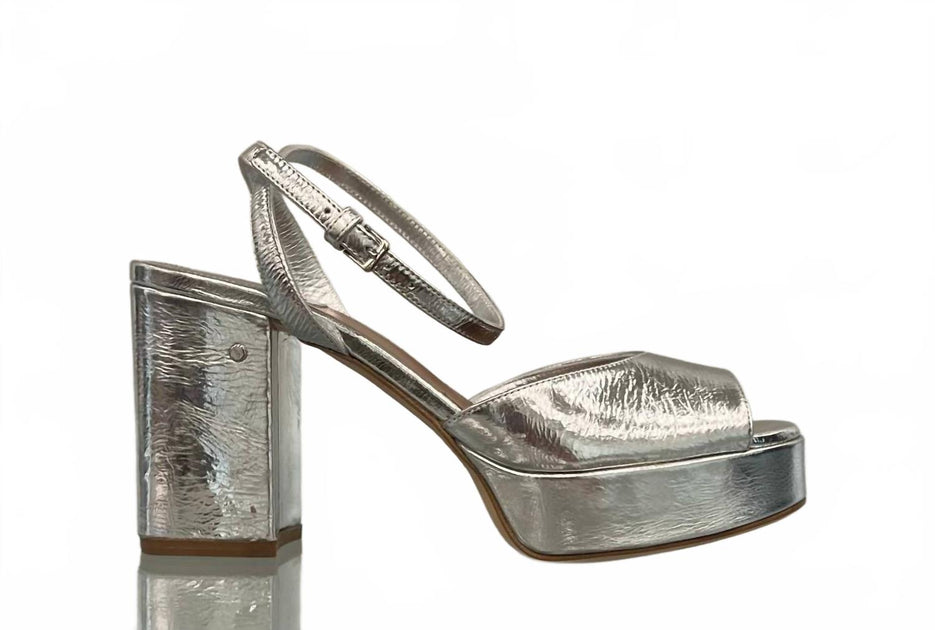 Laurence Dacada Jenna Platform Sandal Silver EU 35.5 2