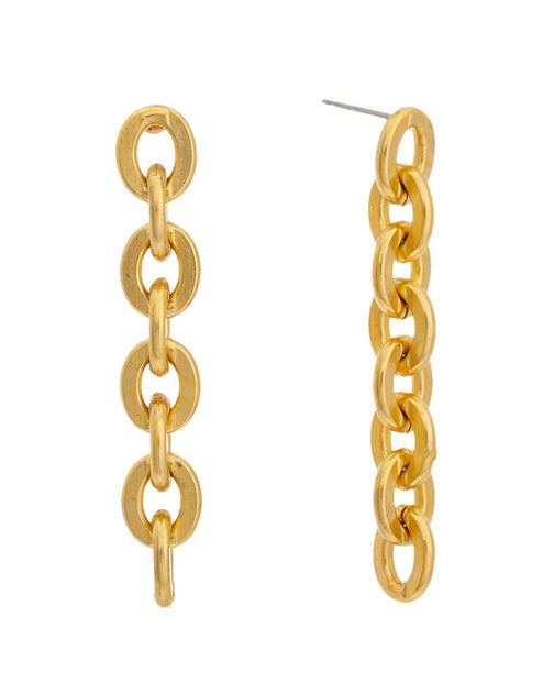 Ben Amun 24K Plated Earrings Gold One Size 2