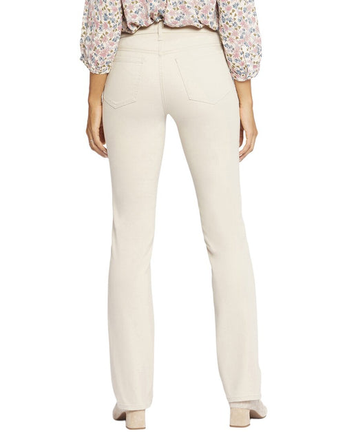 NYDJ Petite Marilyn Jeans mit geradem Bein Gelb 3