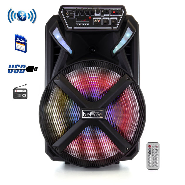 beFree Sound 15 Inch Bluetooth Party Speaker Black 2