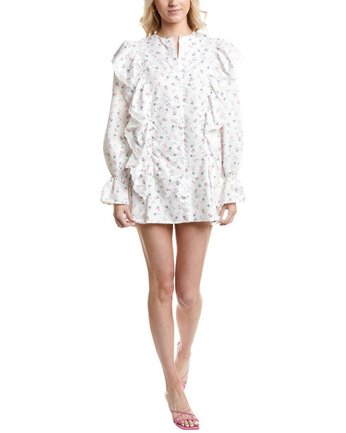 ESTELLINA Mini Dress White Medium 2