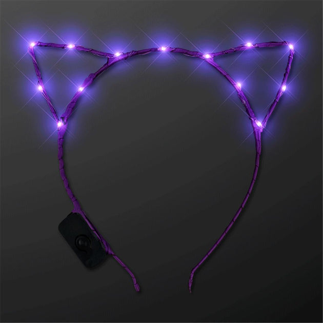 Blinkee LED Kitty Cat Ear Headband Purple 2
