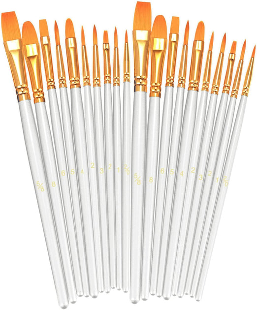 LINQZ Paint Brushes Set White 2