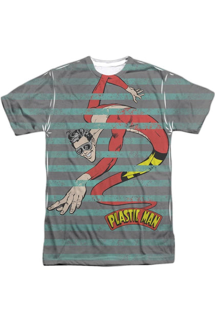 Gildan DC Comics Plastic Stripes Crew Neck T-Shirt Multi Medium 2