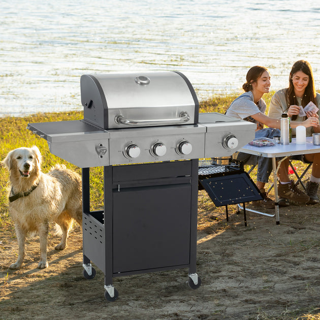 Streamdale 3-Burner Propane Gas Grill Black 3
