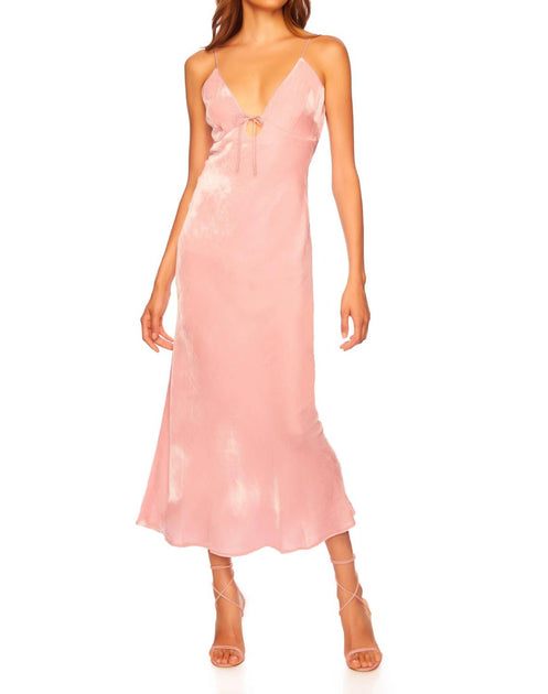 Susana Monaco Velvet Silk Bias Cut Dress Multi Medium 2
