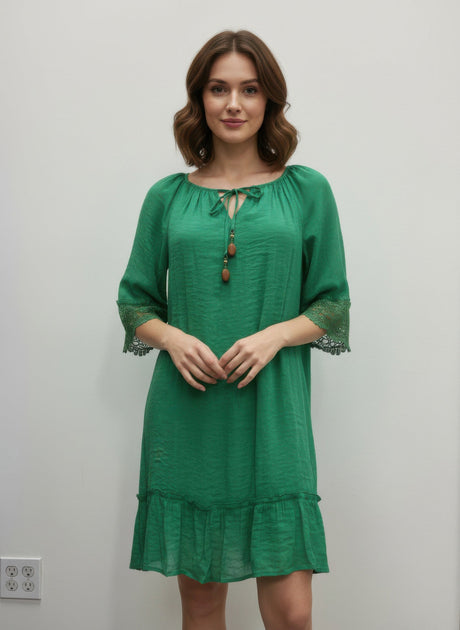 TRUEDAMES Mlle Gabrielle Dress Gold Small 2