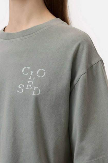 CLOSED T-Shirt Cropped Vert Medium 5