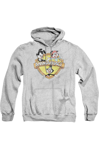 Gildan Animaniacs Shielded Hoodie Grey Small 2