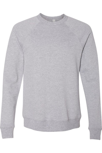 BELLA + CANVAS Sponge Fleece Raglan Crewneck Sweatshirt Multi Medium 2