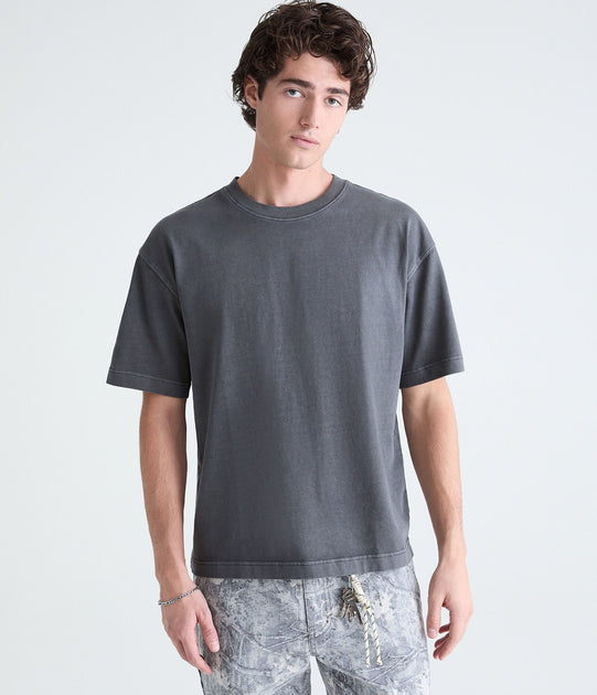 Aeropostale Heavyweight Boxy Crew Tee Multi Medium 2