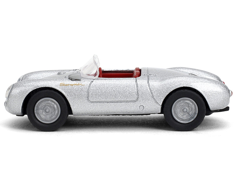 Majorette Porsche 550 Spyder 1955 Silver Metallic 1/64 3