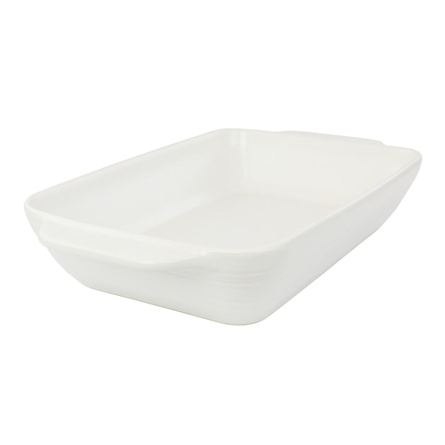 Bee & Willow Gibson Rectangular Stoneware Baker White 2