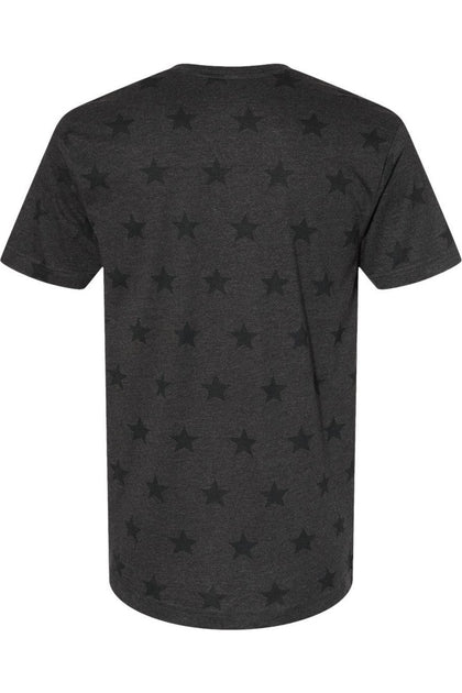 Code Five Star Print Tee Grey XXX-Large 3