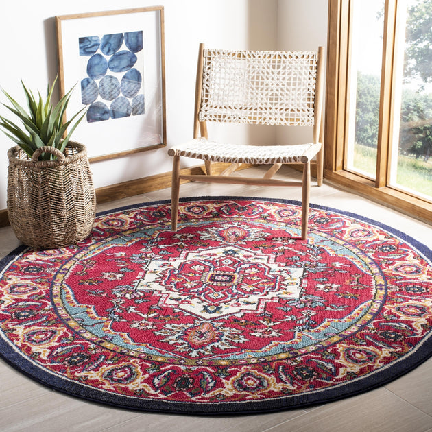 Safavieh MNC207 Area Rug Red/Turquoise 4