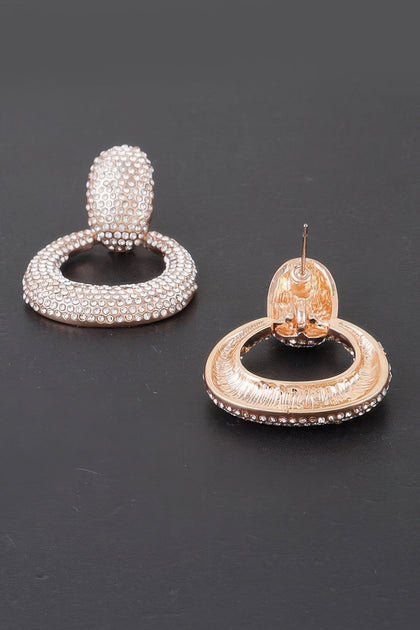 TRUEDAMES Hoop Drop Earrings Silver 5