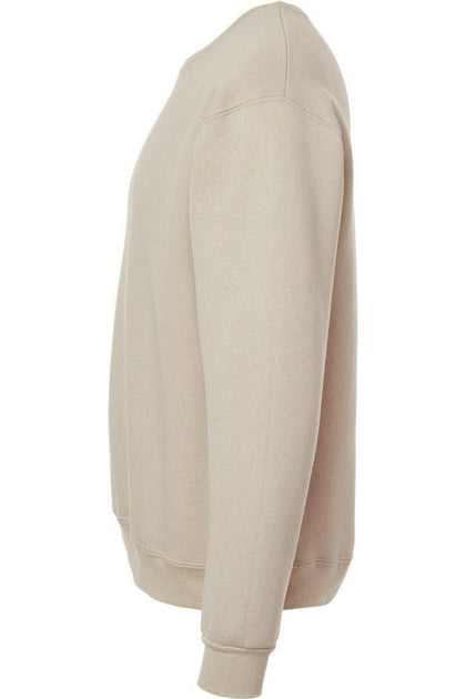 JERZEES Rugged Crewneck Sweatshirt Beige Large 4