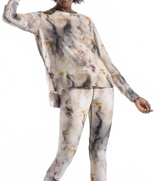 Playground Soft Dreamy Dye Hi-Lo Sweatshirt Multi Small 2