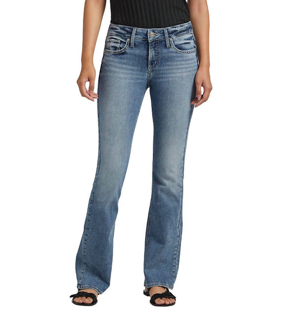 Silver Jeans Co. Suki Curvy Fit Mid Rise Bootcut Jeans Blue 32 2