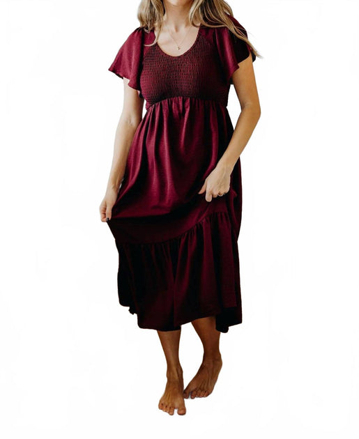 Mikarose Kendall Dress Red Small 4