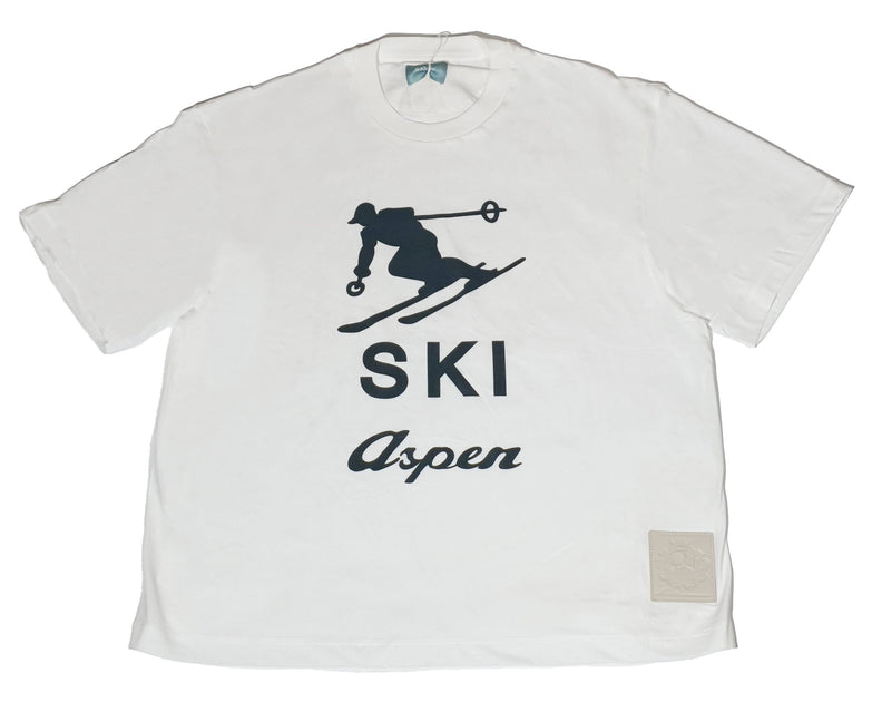 Bally 6302882 Ski Aspen T-Shirt White Small 2