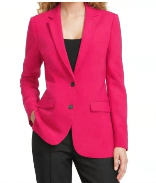 The Kooples Notch Lapel Blazer Pink EU 38 2